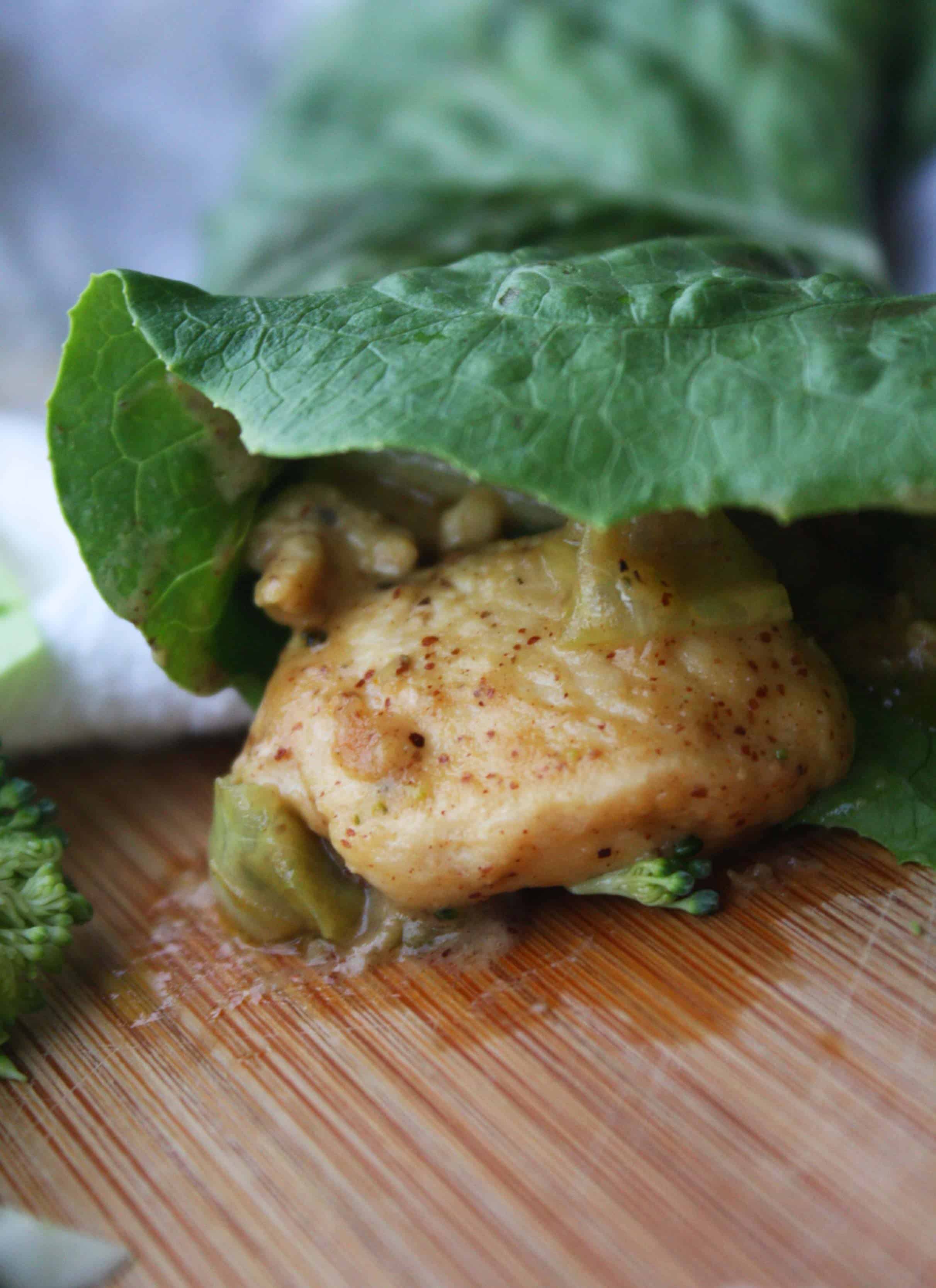 ThaiChickenLettuceWraps