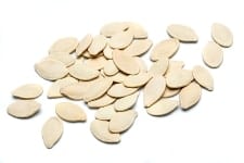 Pumpkin seed isolated on white
