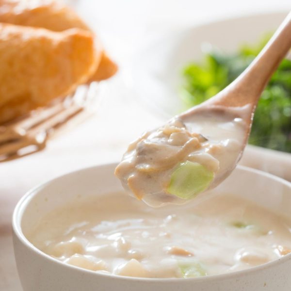Pasta Clam Vegetable Chowder
