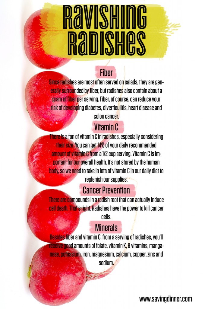 Ravishing Radishes from Saving Dinner