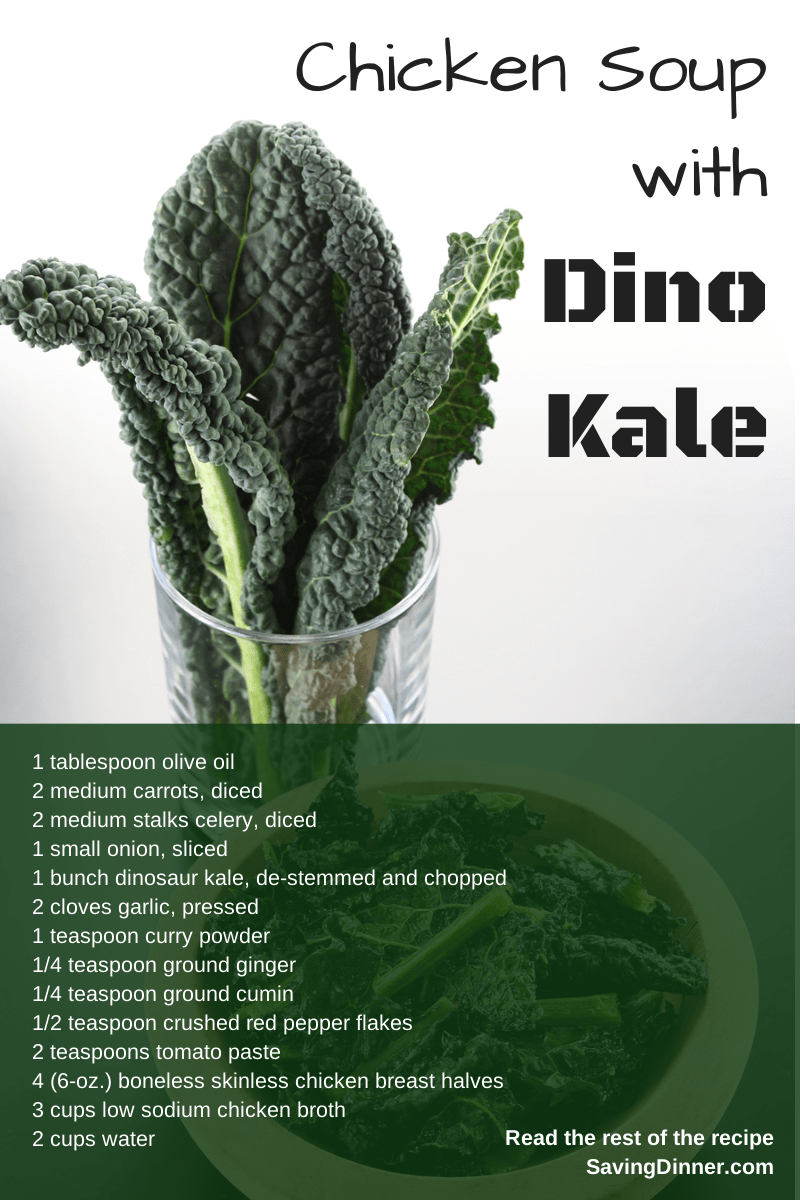 Huge love for dinosaur kale Saving Dinner