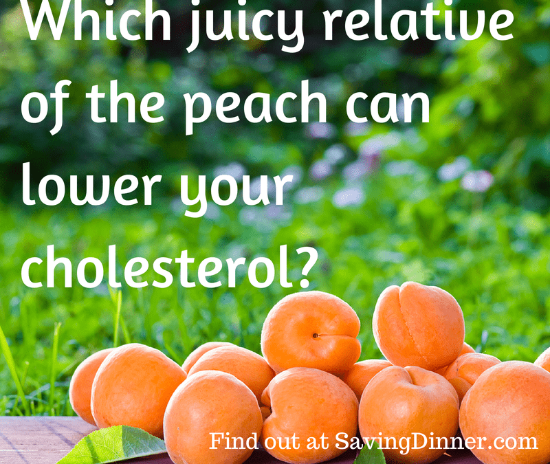 Which juicy relative of the peach can lower your cholesterol? Saving