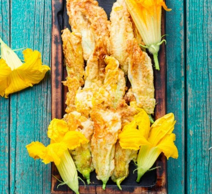 Tip, Trick & a Recipe Squash Blossoms Saving Dinner