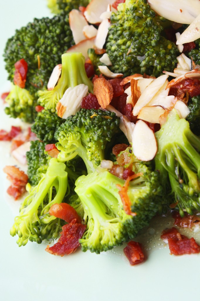 Bacon and Almond Broccoli Salad Bacon and Almond Broccoli Salad