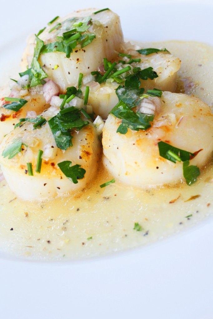 HerbButtered Seared Scallops Saving Dinner