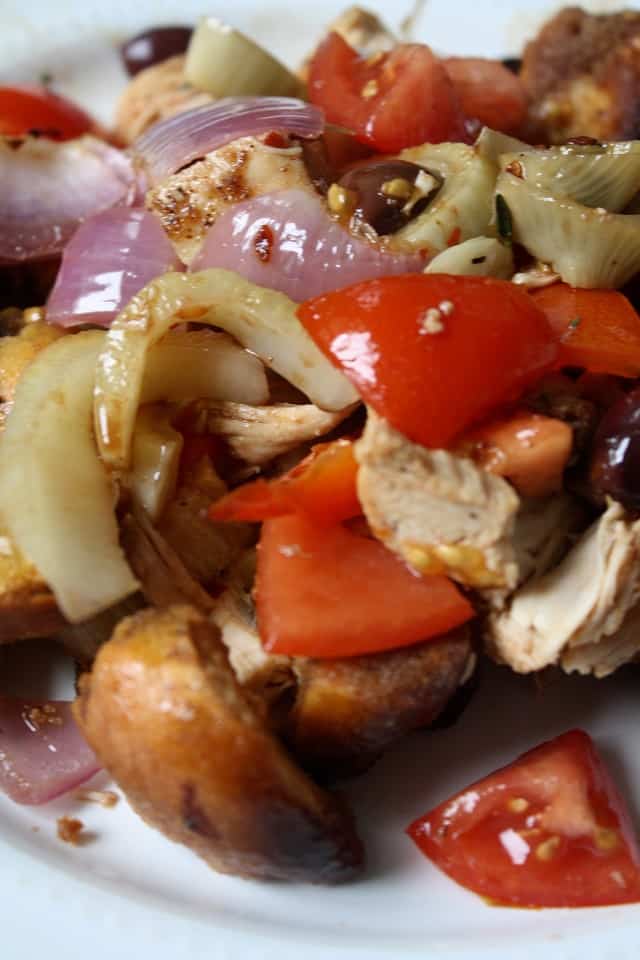 Roast Chicken Panzanella Saving Dinner