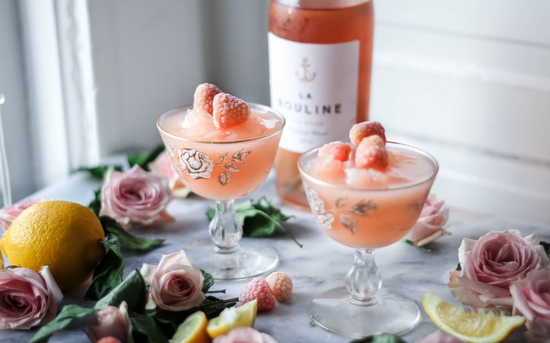 Raspberry Lemon Frosé