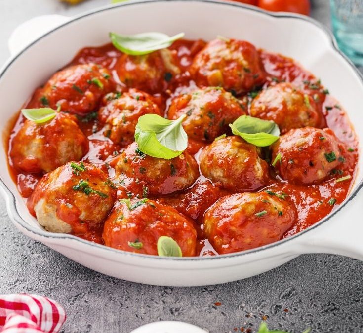 Oven Chicken Meatballs