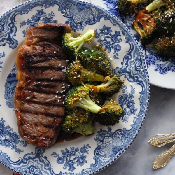 Ginger Glazed Steaks & Broccoli – Square Ginger Glazed Steaks & Broccoli