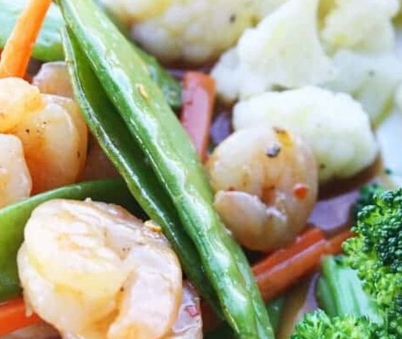 Shrimp and Snap Pea Stir Fry