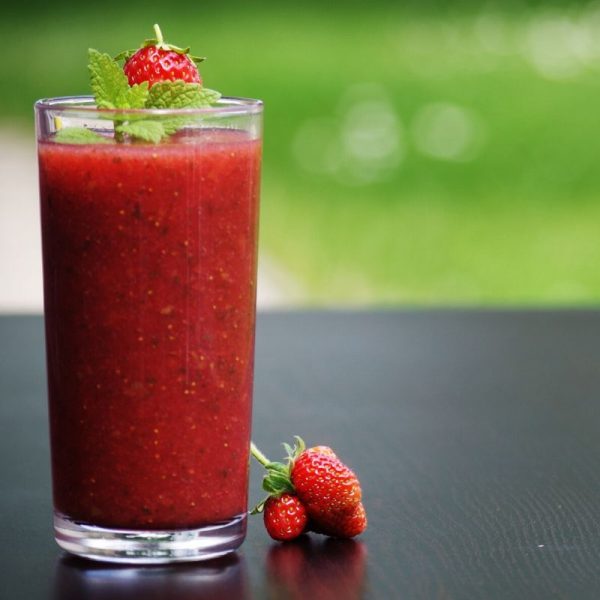 Strawberry Mint Smoothie – Square