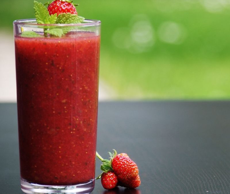 Strawberry Mint Smoothie