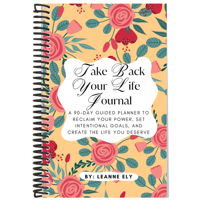 2025 Take Back Your Life Journal - Red, Undated