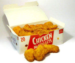 Photo of a 20-piece box of McDonald's Chicken ...