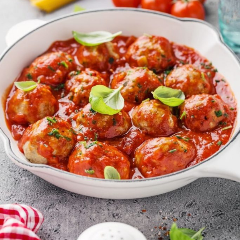 Oven Chicken Meatballs Saving Dinner