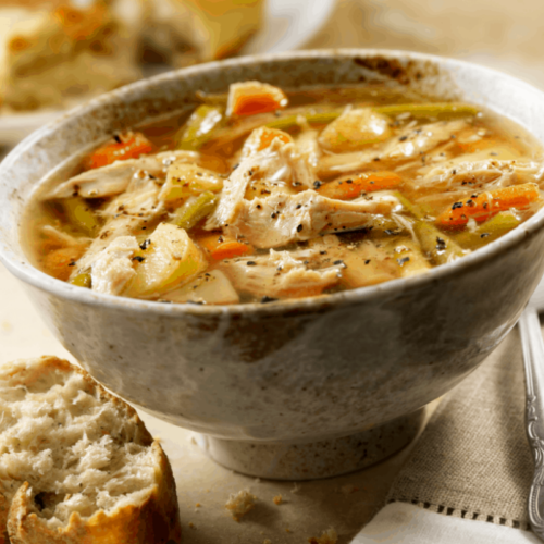Roast Turkey Carcass Soup Saving Dinner