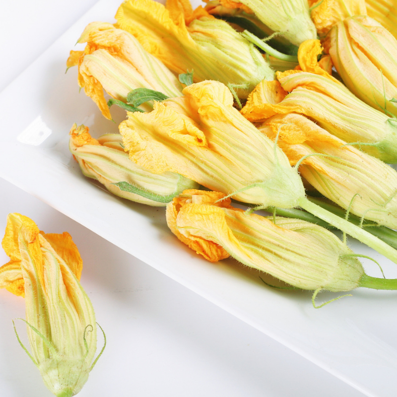 Tip, Trick & a Recipe Squash Blossom Season Saving Dinner